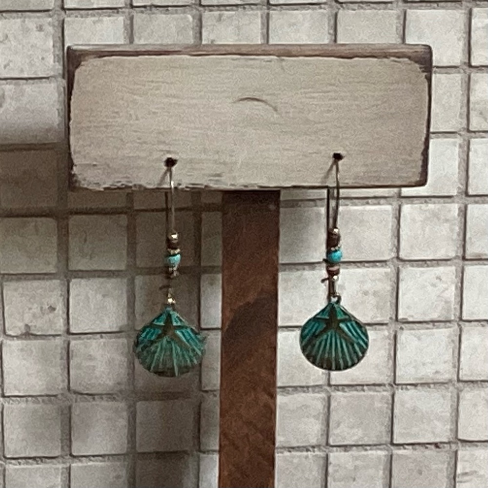 3 for $25 NEW Copper & Turquoise Boho Dangling Earrings 💜NWOT💜